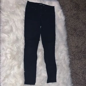 Black high waisted jeans